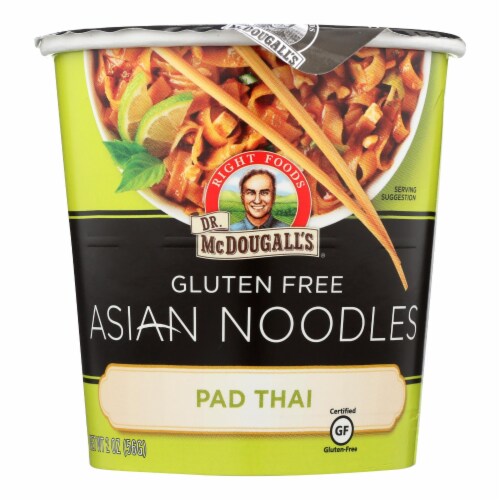 Dr. Mcdougall'S Pad Thai Asian Noodles-Case Of 6-2 Oz. Perspective: front