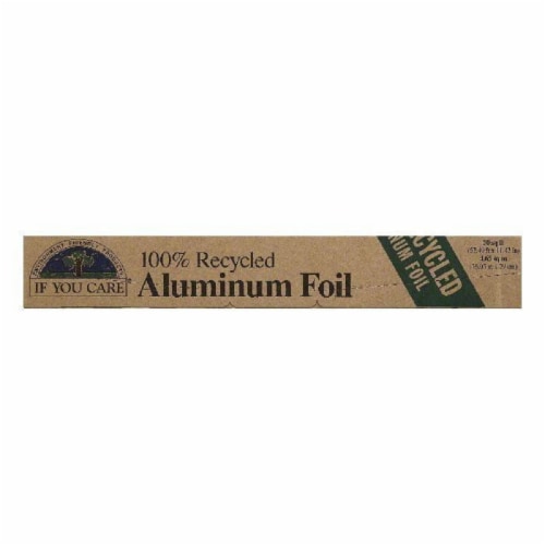 If You Care 50 Sq Ft 100% Recycled Aluminum Foil, 1 ea (Pack of 12) Perspective: front