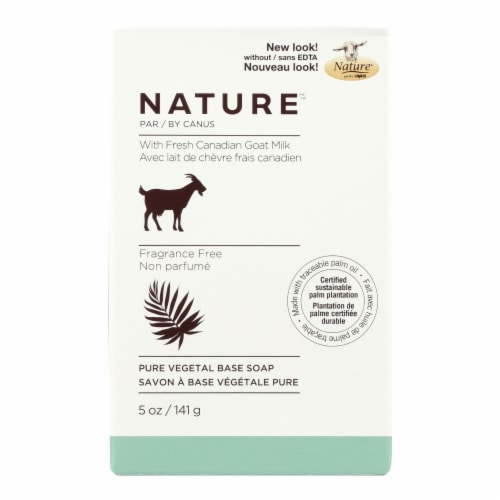 Canus Goats Milk Bar Soap - Fragrance Free - 5 Oz Perspective: front