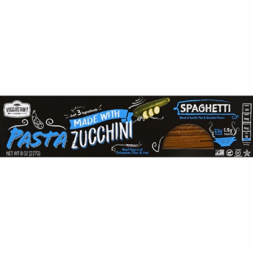 Veggiecraft Gluten Free Zucchini Spaghetti Pasta, 8 oz [Pack of 12], 12