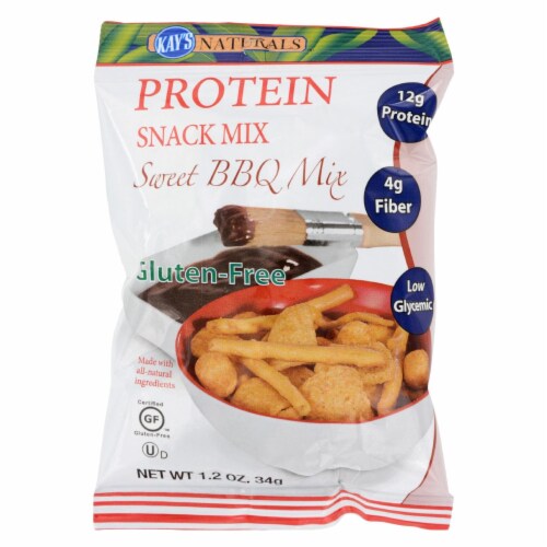 Kay's Naturals® Gluten Free Sweet BBQ Protein Snack Mix Perspective: front