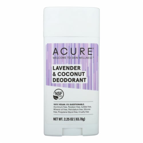 Acure - Deodorant - Lavender And Coconut - 2.25 Oz Perspective: front