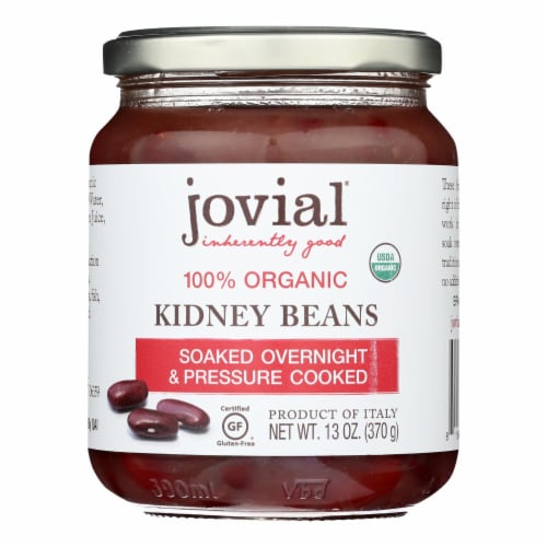 Jovial - Beans Organic Kidney - Case of 6 - 13 OZ Perspective: front