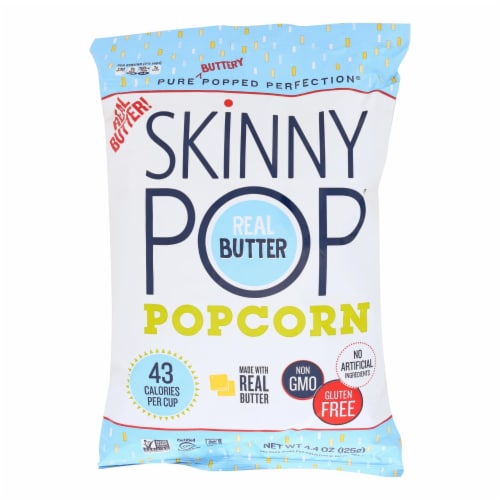 SkinnyPop Real Butter Popcorn Perspective: front