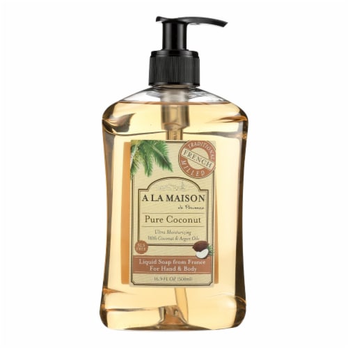 A La Maison - French Liquid Soap - Coconut - 16.9 oz Perspective: front