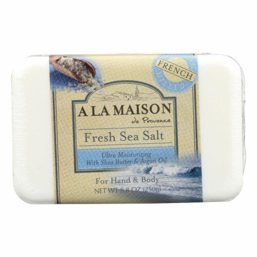 A La Maison - Bar Soap - Fresh Sea Salt - 8.8 oz Perspective: front