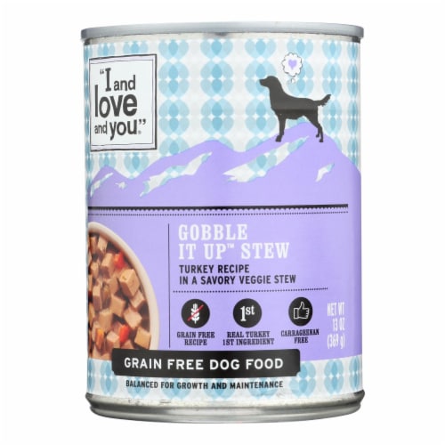 I and Love and You Turkey Recipe Gobble It Up Stew Perspective: front