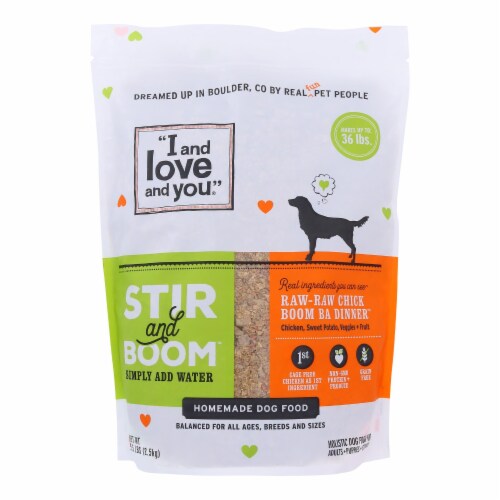 I And Love And You Dog Dehydrated Food In The Raw Chicken Recipe Case of 3 5.5 LB 5.5 LB Kroger