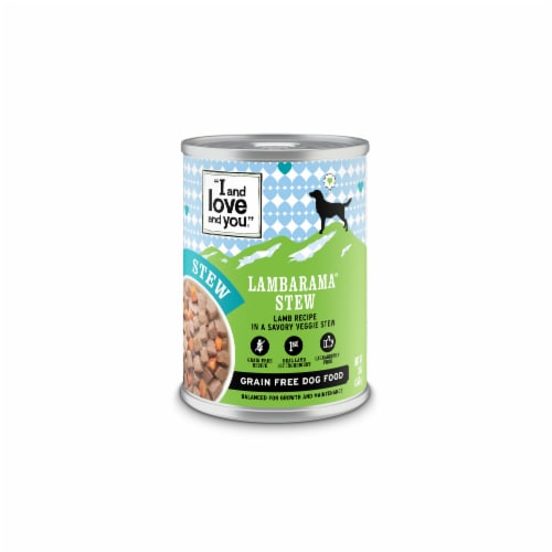 I and love and you Lambarama Stew Canned Wet Dog Food, 13 oz Perspective: front