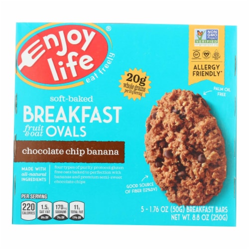 Enjoy Life - Bar Breakfast Cchip Ban - Case of 6 - 8.8 OZ Perspective: front