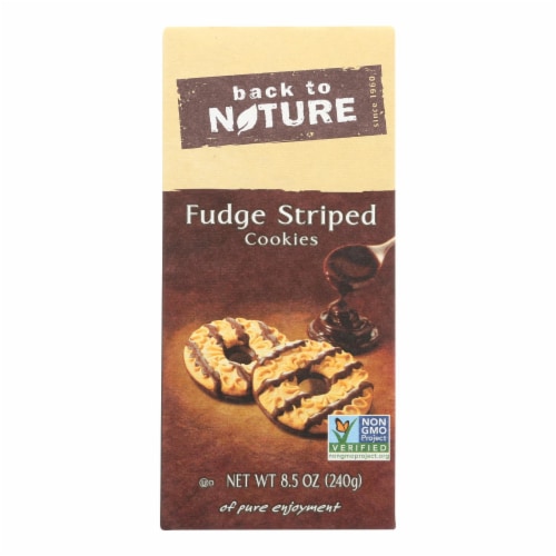 Fry S Food Stores Back To Nature Cookies Fudge Striped Shortbread 8 5 Oz Case Of 6 8 5 Oz