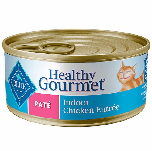 Blue Buffalo Healthy Gourmet Chicken Entree Pate Indoor Cat Food Perspective: front