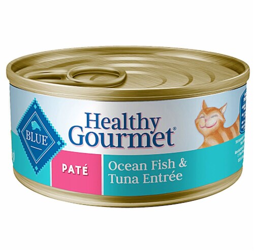 Blue Buffalo Healthy Gourmet Ocean Fish & Tuna Entree Pate Cat Food Perspective: front