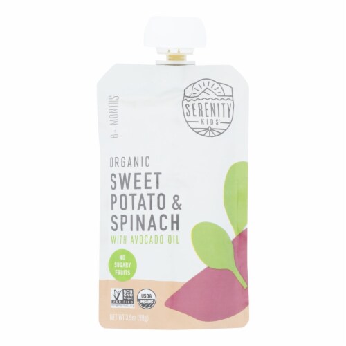 Serenity Kids Llc - Pouch Sweet Pot Spinach - Case of 6 - 3.5 OZ Perspective: front