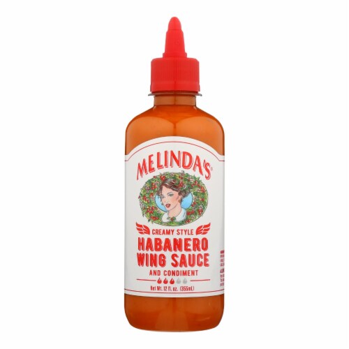 Melinda's - Wing Sauce Creamy Habanero - Case of 6 - 12 OZ Perspective: front