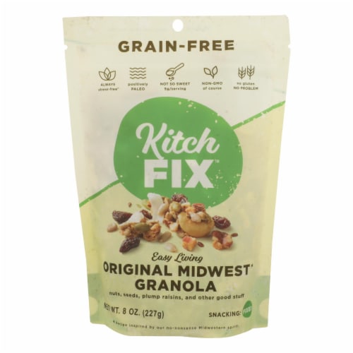 Kitchfix - Granola Green Fr Original - Case of 6 - 8 OZ Perspective: front