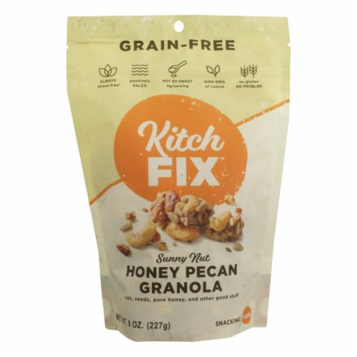 Kitchfix - Granola Green Fr Hny Pecan - Case of 6 - 8 OZ Perspective: front