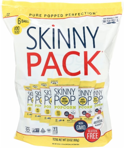 Skinnypop Popcorn Skinny Pop - White Cheddar, 6/.65 OZ - Jay C