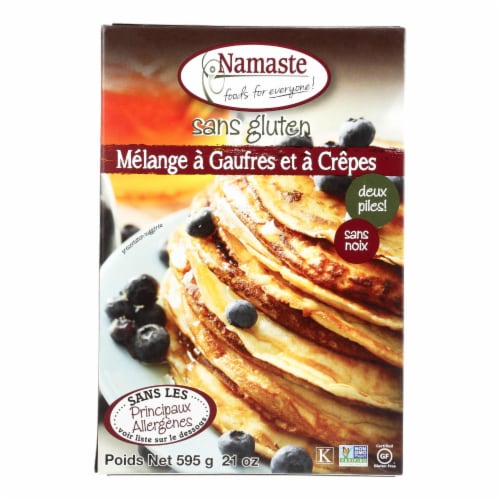 Namaste Foods Gluten Free Waffle & Pancake Mix Perspective: front