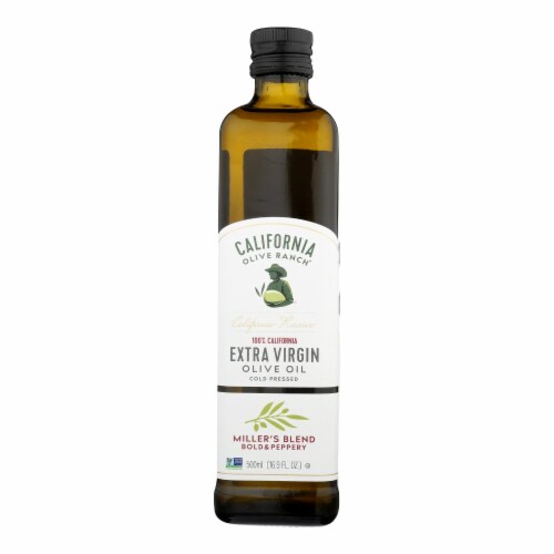 California Olive Ranch Extra Virgin Olive Oil - Miller Blend - Case of 6 - 16.9 fl oz Perspective: front
