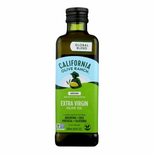 California Olive Ranch Extra Virgin Olive Oil - Everyday - Case of 12 - 16.9 fl oz. Perspective: front