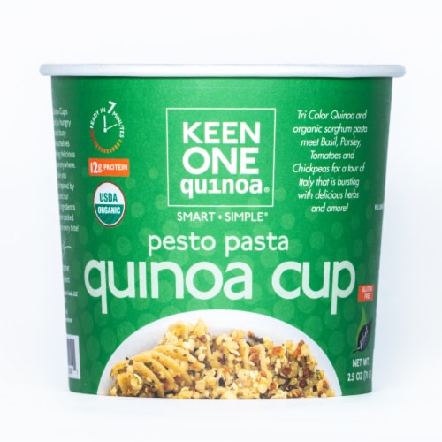 Keen One Quinoa Pesto Pasta Quinoa Cup Perspective: front