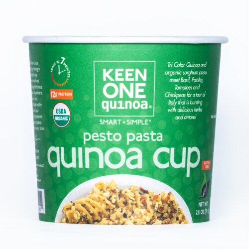 Keen One Quinoa Pesto Pasta Quinoa Cup Perspective: front