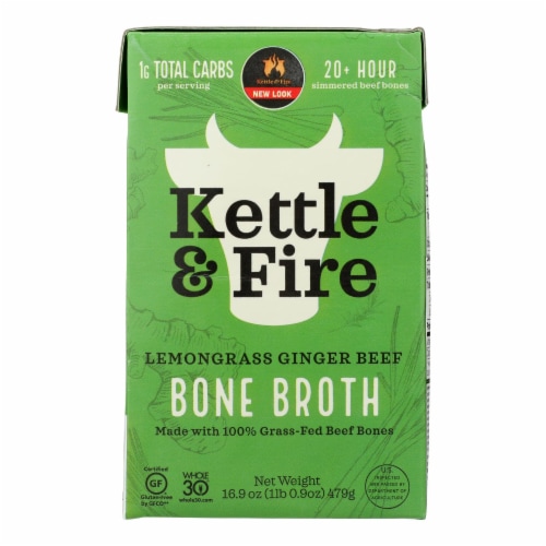 Kettle And Fire - Bone Broth Beef Pho - Case of 6 - 16.9 FZ Perspective: front