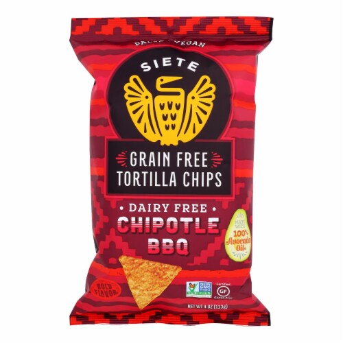 Siete Tortilla Chips Chipotle Bbq Case of 64 OZ, Case of 6 4 OZ each Fred Meyer