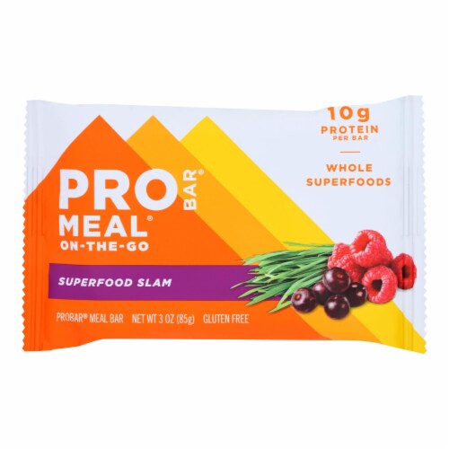 Probar Organicanic Superfood Slam Bar - Case Of 12 - 3 Oz Perspective: front