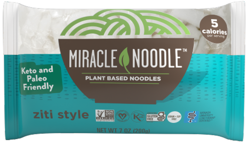 Miracle Noodle Pasta - Shirataki - Miracle Noodle - Ziti - 7 oz - case of 6 Perspective: front