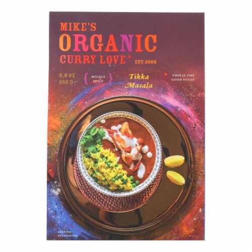 Mike's Organic Curry Love - Curry Tikka Masala Sc - Case of 6 - 8.8 FZ Perspective: front