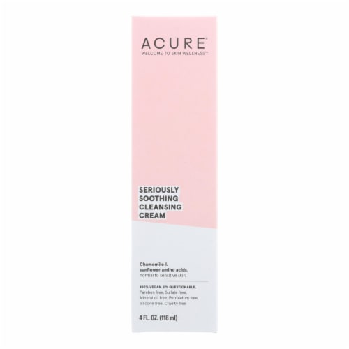 Acure - Sensitive Facial Cleanser - Peony Extract and Sunflower Amino Acids - 4 FL oz. Perspective: front