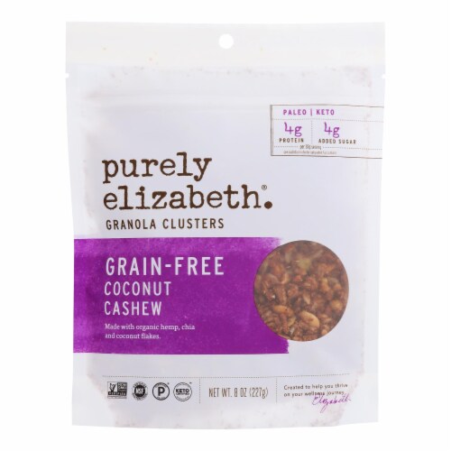 Purely Elizabeth® Coconut Cashew Grain-Free Granola Perspective: front