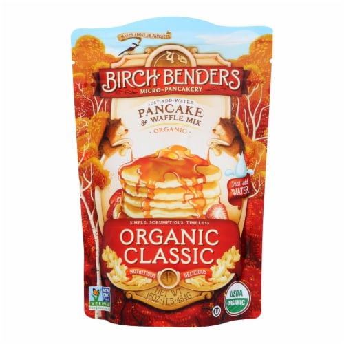 Birch Benders Pancake and Waffle Mix - Classic - Case of 6 - 16 oz. Perspective: front