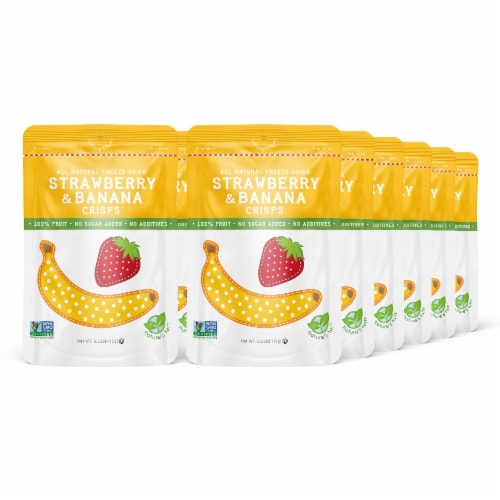 Nature's Turn FreezeDried Strawberry & Banana Crisps 15g (.53oz