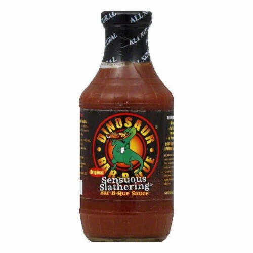 Dinosaur Slathering Sensuous BBQ Sauce, 19 OZ (Pack of 6) Perspective: front