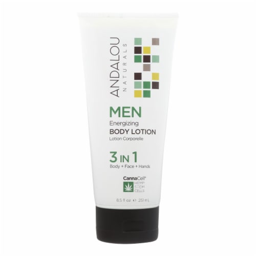 Andalou Naturals - Body Lotion - Men's Energizing - 8.5 fl oz. Perspective: front