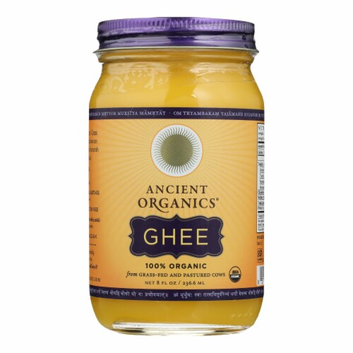Ancient Organics Ghee  - Case of 6 - 8 FZ Perspective: front