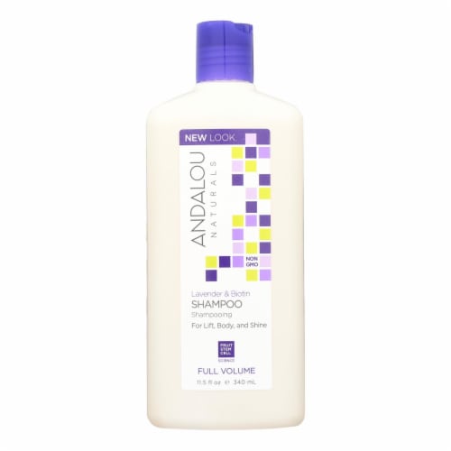 Andalou Naturals Full Volume Shampoo Lavender and Biotin - 11.5 fl oz Perspective: front