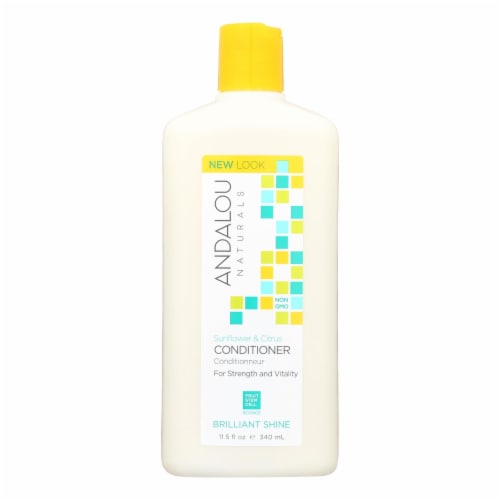 Andalou Naturals Brilliant Shine Conditioner Sunflower and Citrus - 11.5 fl oz Perspective: front