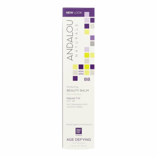 Andalou Naturals Skin Perfecting Beauty Balm - Natural Tint SPF 30 - 2 oz Perspective: front