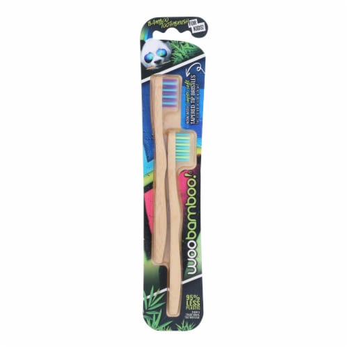 Woobamboo! Kids Sprout Toothbrush  - Case of 6 - 2 CT Perspective: front