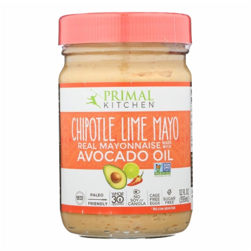 Primal Kitchen Mayonnaise, Real, Chipotle Lime - 17 fl oz