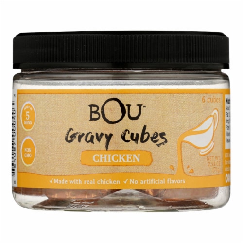 Bou - Gravy Cubes Chicken 6ct - CS of 6-2.53 OZ Perspective: front