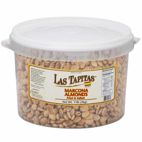 Savor Brands Fried and Salted Marcona Almond, 11 Pound -- 1 each. Perspective: front