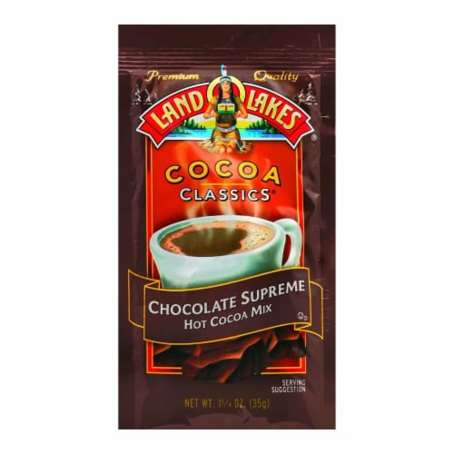 Land O' Lakes Cocoa Classic Mix - Hot Cocoa - 1.25 oz - Case of 12 Perspective: front