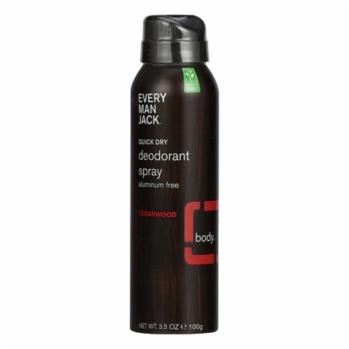 3.5oz Cedarwood Dry Spray Deodorant (case) Perspective: front