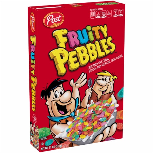 Post® Fruity Pebbles Cereal Perspective: front