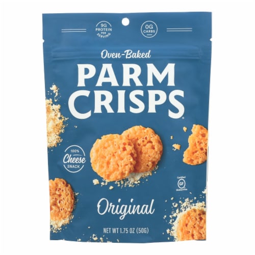 Kitchen Table Bakers Parm Crisps - Original Parmesan - Case of 12 - 1.75 oz. Perspective: front